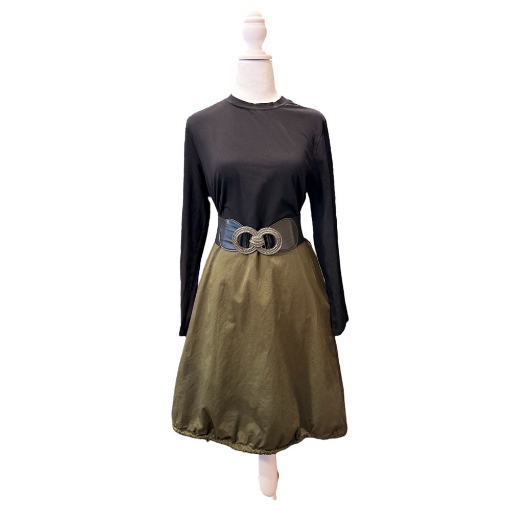 Green and Black Dress, NWOT - Picture 2 of 5